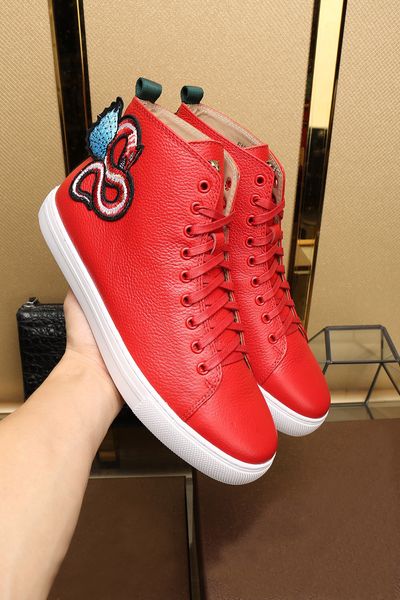 

fashion designer luxury high mens womens shoes sneakers attractive designer ace embroidery snake tiger print casual flat bee trainers, Black