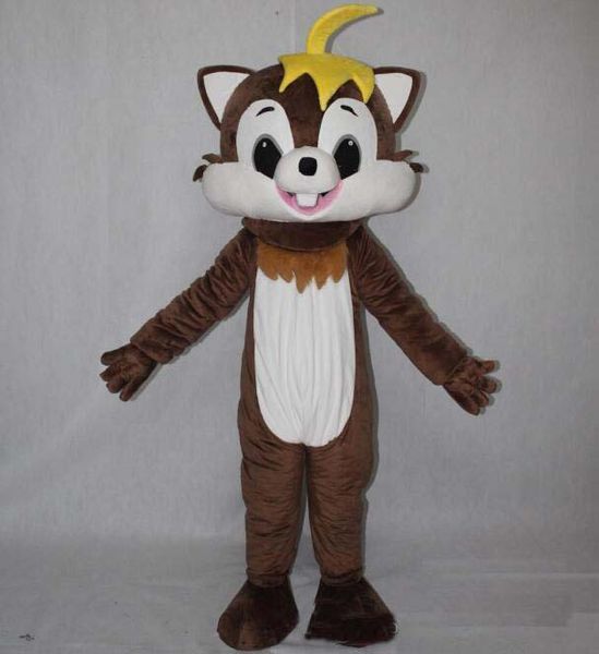 2019 Fábrica venda adulto traje esquilo mascote quente para adultos ao desgaste para venda para a festa