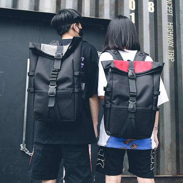 

new men women backpacks waterproof oxford lapbackpack large capacity school bag bagpack for male travel knapsack