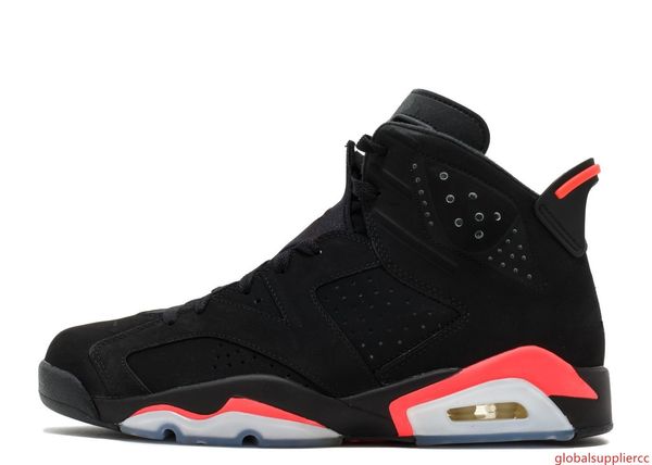 

classic 6 og black infrared low chrome 3m men women basketball shoes sneakers og factory quality version