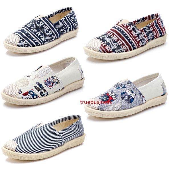 

top non-бренда espadrilles chaussures женщин flats вскользь ботинки холст скольжения на обувь мокасины кроссовки дышащий 35-40 стиль 3