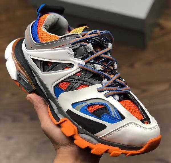 

17fw fashion luxury designer shoes triple s mens womens casual shoes track 3.0 sneakers espadrilles outdoor shoe de sport pour homme c21, Black