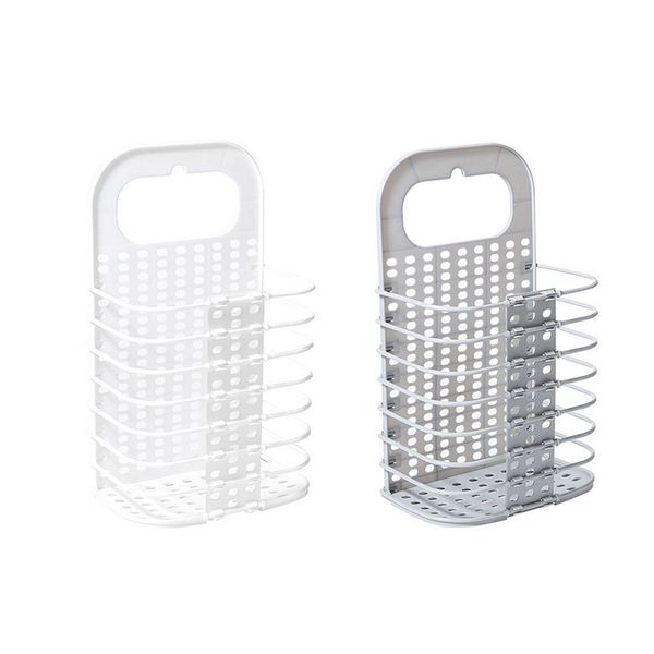 

bathroom folding laundry hamper dirty clothes basket wall hanging household plastic clothes storage basket bathroom laundry basket