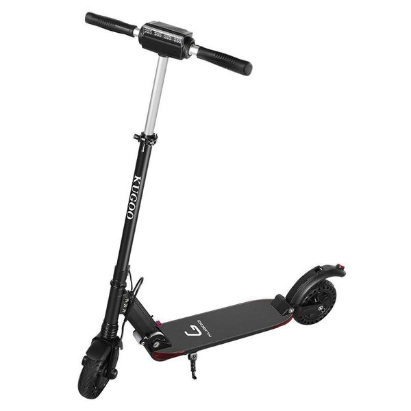 

kugoo s1 pro folding electric scooter 350w motor lcd display screen 3 speed modes max 30kmh - black