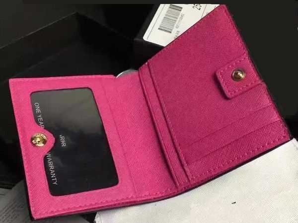 

designer-2017 new fashion south korea 2 fold 3d rabbit wallet, Red;black