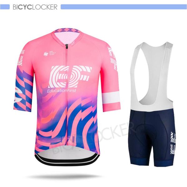 

ef education cycling clothing first pro team men short sleeve custom suits summer ropa ciclismo bleathable rode bike, Black;blue