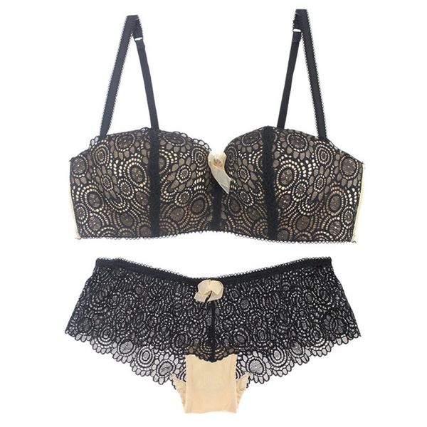 

горячий 2019 женщин бюстгальтер устанавливает регулируемые сексуальные кружева бюстгальтер нижнее белье провода бесплатно белье пуш-ап мягки, Red;black