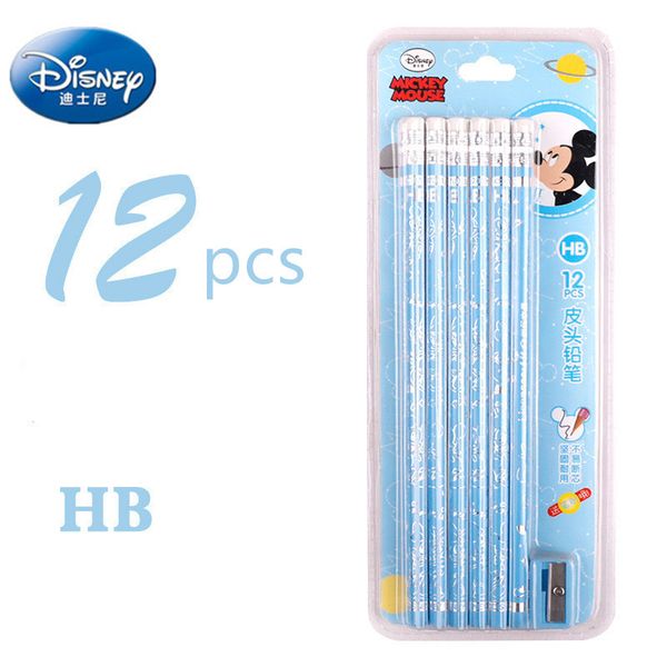 

cartoon pencil student school supplies write cute pens and pencils with pencil sharpener 12pcs/set