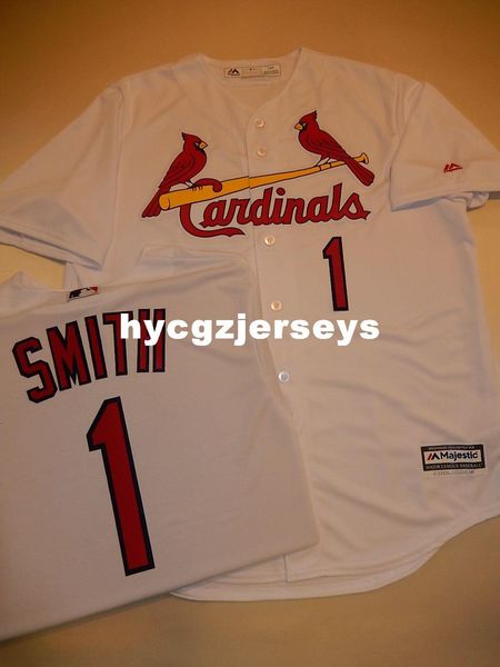 

baseball sc #1 ozzie smith sewn shirt jersey white new mens stitched jerseys big and tall size xs-6xl for sale, Black;blue