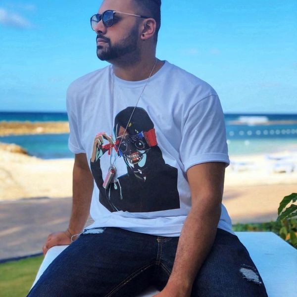 

19ss box logo creeper tee tops luxury повседневной улица скейтборд мода коротких рукава летней открытый тур футболка hftttx088, White;black