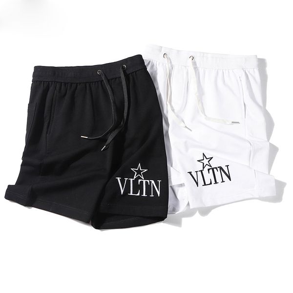 

summer fashion men's shorts black white street harajuku shorts beach pants men's sports shorts, Blue