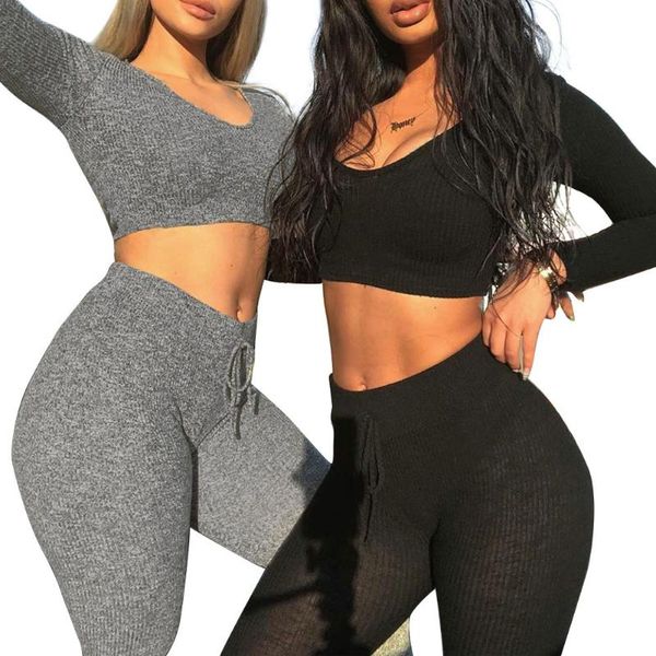 

women ladies cropped suit lounge wear bottoms tracksuit 2pcs set 8-14, White