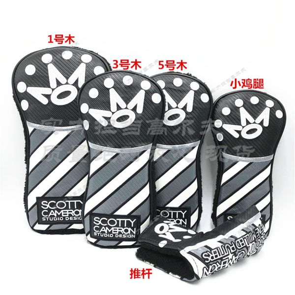 

Tltlel t crown cotty wood headcover tour hop cameron de ign cotty putter cu tom headcover golf putter