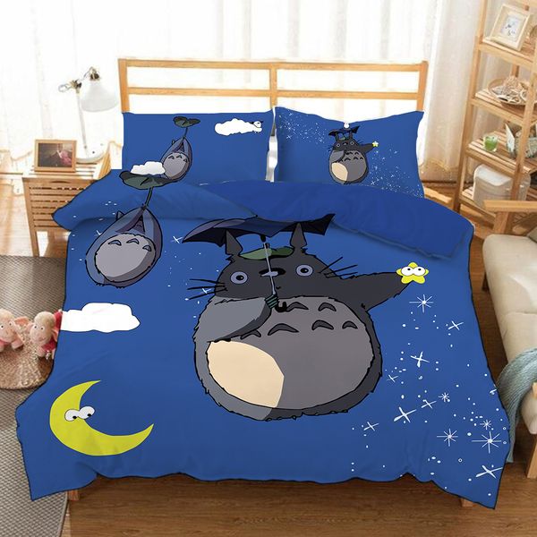 

bluetotoro комплект постельных принадлежностей дети красочный мультфильм пододеяльник набор зонтик печати одеяло обложка король королева пос