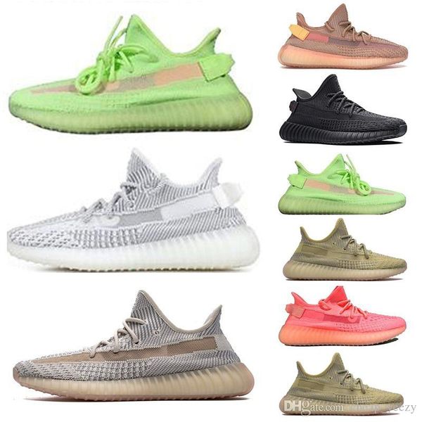 

running shoes zebra lundmark athletics sneakers 2019 kanye west antlia synth reflective gid glow black true form clay 48 static men
