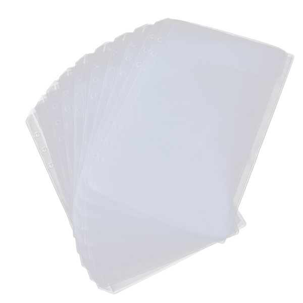 

20x binder pocket 6 holes notebook binder loose leaf bag collection bags a5