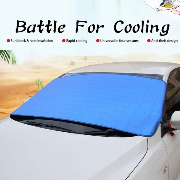 

150 * 70cm large ear shaped car shade car sunscreen clothing front window snow block