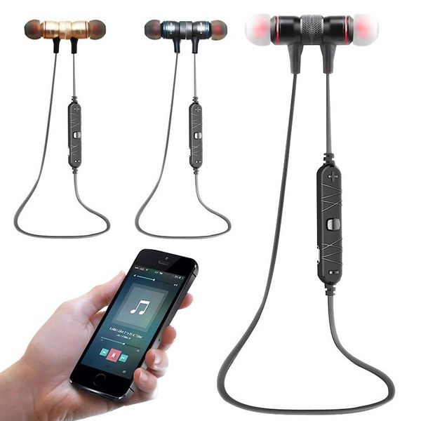 

awei a920bl wireless sports headphone stereo earphones, noise reduction bluetooth sport headset with mic., Silver