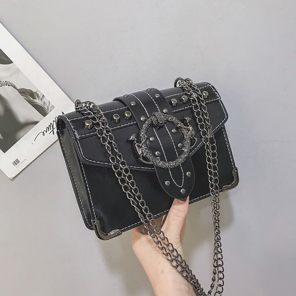 

women luxury hangbags fashion rivet button design shoulder bag messenger bag women small vintage for