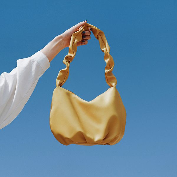 

summer fold cloud portable female bag armpit bag shoulder korean version of the messenger female 2020 new