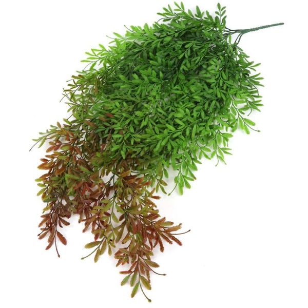 

phoenix grass plastic plant vine wall hanging garden living room club bar decorated fake leaves green plant