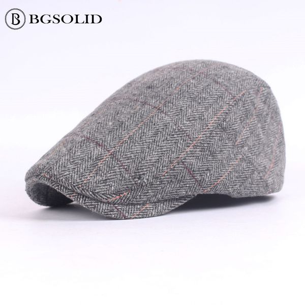 

what material cap men beret wholesale autumn and winter in the old hat vintage hats, Blue;gray