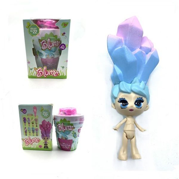

Dhl 5 5inch flowerpot blind box gift package fa hion urpri e toy doll watering will hair magic toy for children girl chri tma gift