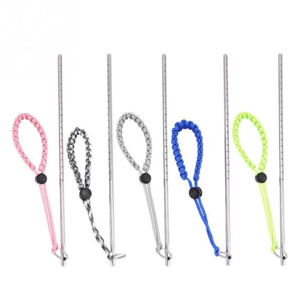 

keep diving stainless steel scuba diving noise maker dive lobster stick pointer rod with parachute lanyard accessories