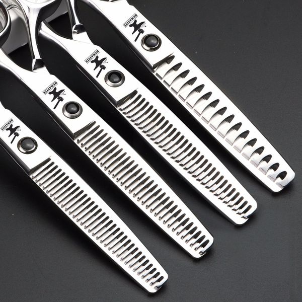 

6 inch hairdressing scissors barber salon professional hairdresser thinning scissors japan 440c hair shear 10-60% thinning