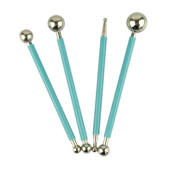 

voberry 4pcs diy stainless baking cake tools fondant decorating modelling tools set y411