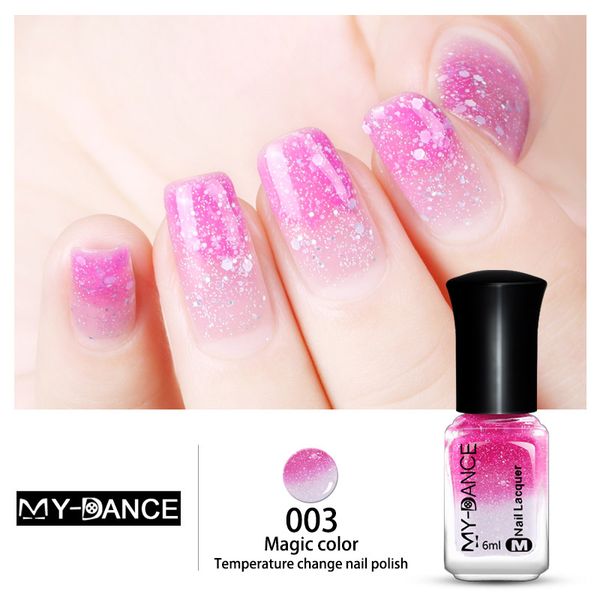 

water-based temperature colour changing nail polish non-toxic thermal fashion manicure cd88