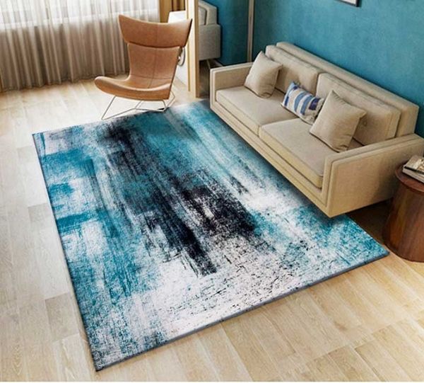 

decorative deluxe fashion european style flower printed polyester anti-slip carpet rug for the home used in foyer hall bedroom