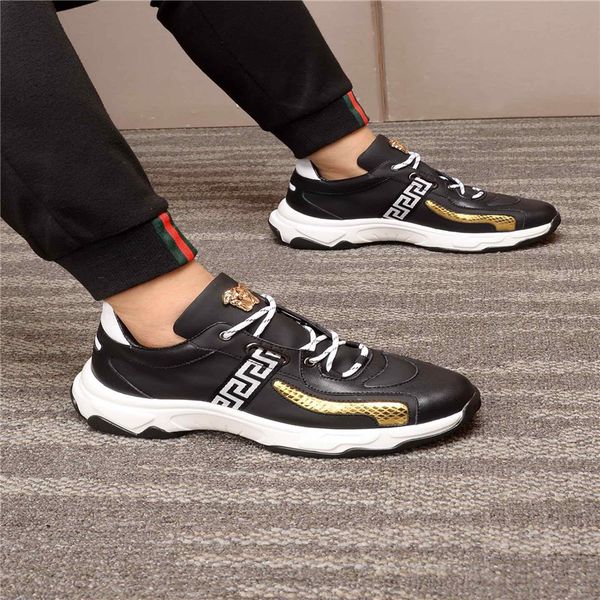 

daddy shoes men's winter sports casual shoes high-plus velvet warm men's shoes increase thick bottom tide shoe cotton size: 38-44, Black
