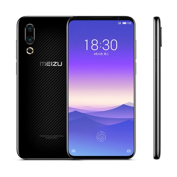 

original meizu 16s 4g lte cell phone 8gb ram 128gb 256gb rom snapdragon 855 octa core android 6.2 inch 48mp fingerprint id nfc mobile phone