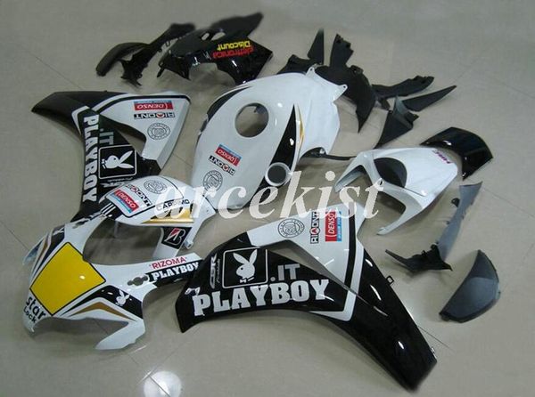 

motorcycle new abs injection full fairings kit fit for honda cbr1000rr 2008 2009 2010 2011 08 09 10 11 bodywork set white black