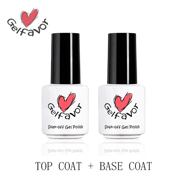 

gelfavor 7ml base gel nail polish to protect nails and keeping color bright maincure primer transparent nail gel varnish
