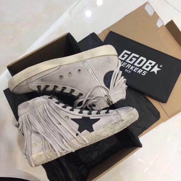 

2019 golden gooses sneakers cowhide dermis casual shoes women luxury trainers superstar with box dustbaggolden goo, Black;red