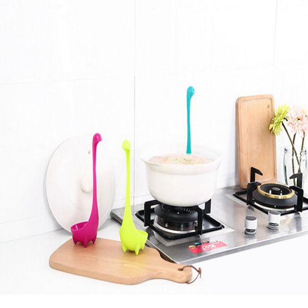 

monster spoon cute plastic long handle cartoon spoon dinosaur soup spoon kitchen accessories tableware spoons wy329q