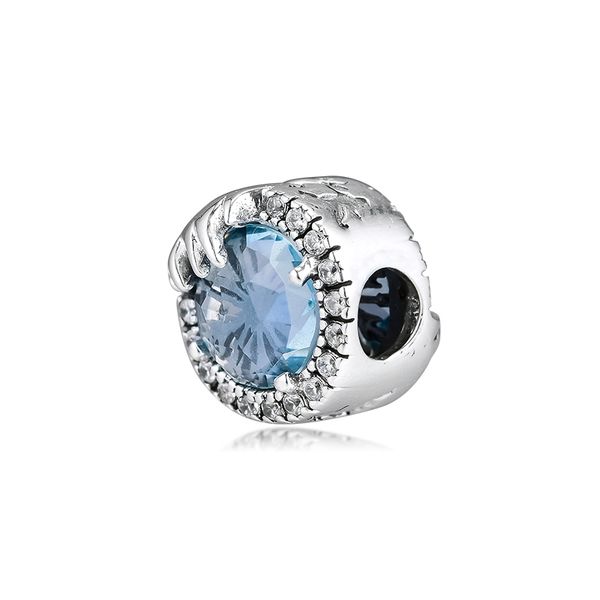 

ckk winter crystal charms 925 original fit pandora bracelet sterling silver charm beads for jewelry making bead kralen berloque