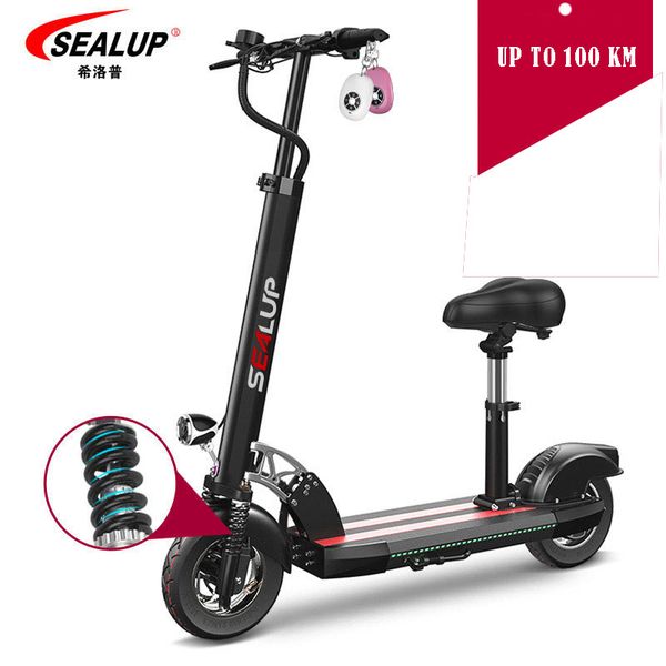 سمارت سكوتر الكهربائية طوي 100 كم من الأميال مع مقعد للأطفال لوح