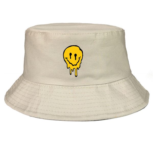 

2019 funny smile bucket hat men women spoof fishing cap brand casual out cold sunscreen fisherman hats hip hop casual panama cap, Blue;gray