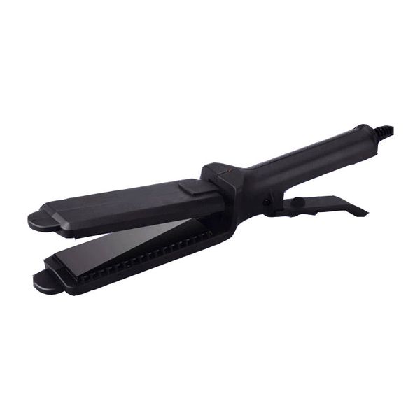 

professional salon hair straightener widen plate flat iron digital ceramic straightening irons electric hair styling tools, Black