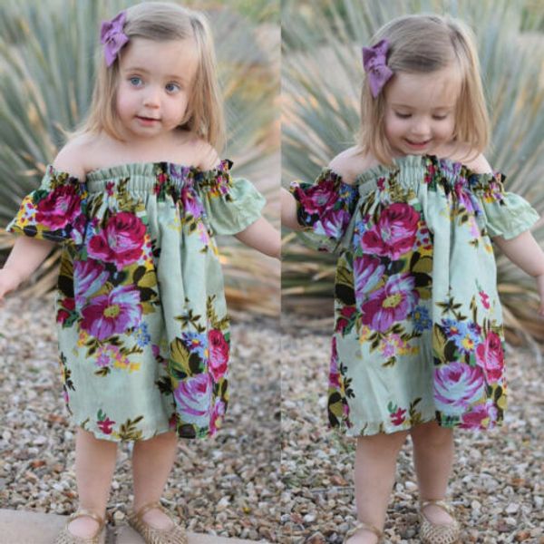 

summer toddler baby girls dress sleeve princess party dress prom clothes dresses, Red;yellow