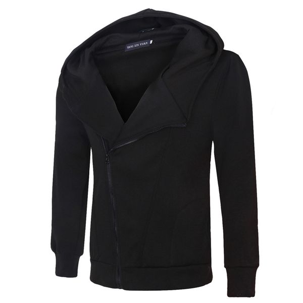 

2018 мода диагональ тянуть свитер британский мужской пальто горячей продажи свитер мужская куртка толстовки, Black