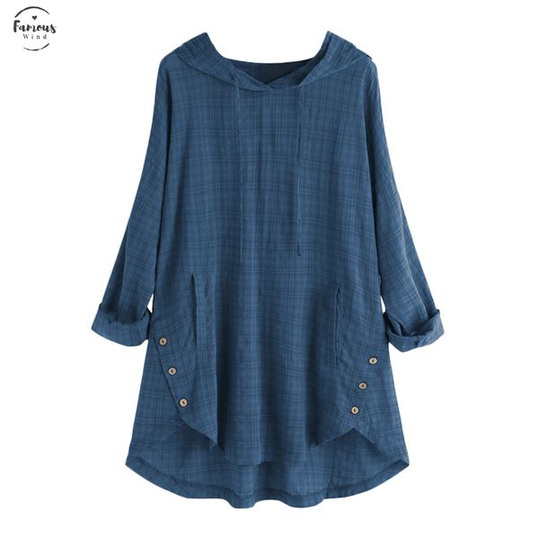 

blouse women plus size women long sleeve kaftan baggy button cotton linen casual tunic blouse chemisier femme womens blouses, White
