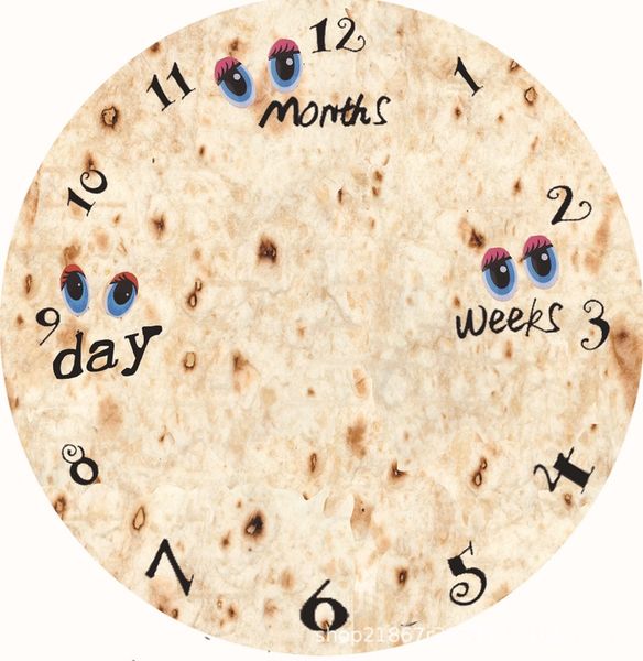 

burrito blanket creative pancake blanket flannel round crepe flannel round r-tz-06