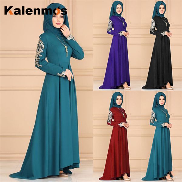 

plus size 5xl dubai arab muslim abaya dresses women irregular big swing maxi dress robe moroccan kaftan ramadan islamic clothing, Red
