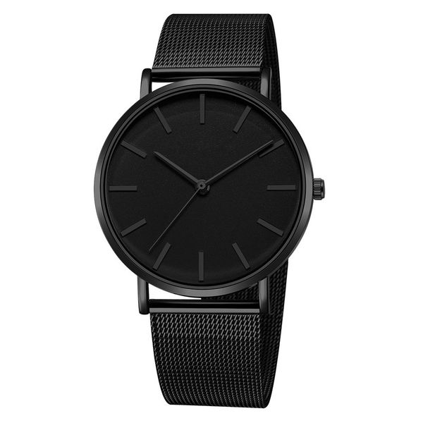 

new women watches men watch fashion neutral watch stainless steel strap quartz wristwatch relojes para mujer heren horloge saat, Slivery;brown