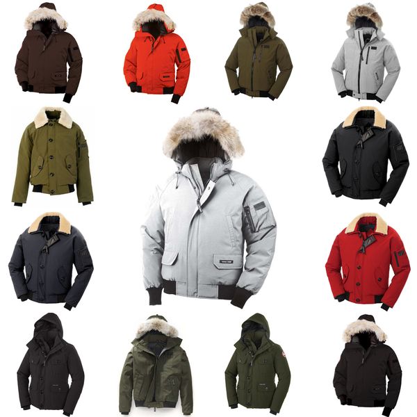 

real wolf fur down coatman new arrival sale men's goose chateau jacket winter coat parka sale with outle, Black