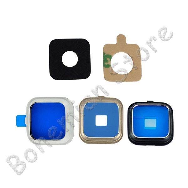 

10psc camera glass for samsung galaxy note 4 n910 n9100 n910c n910f rear back camera lens ring cover with sticker